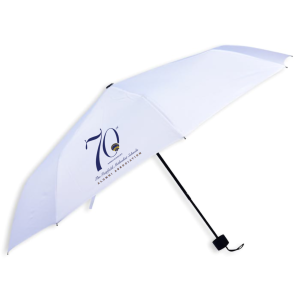 70th Anniversary foldable umbrella